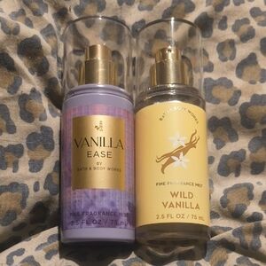 Bath & Body Works Vanilla Ease and Wild Vanilla Duo
